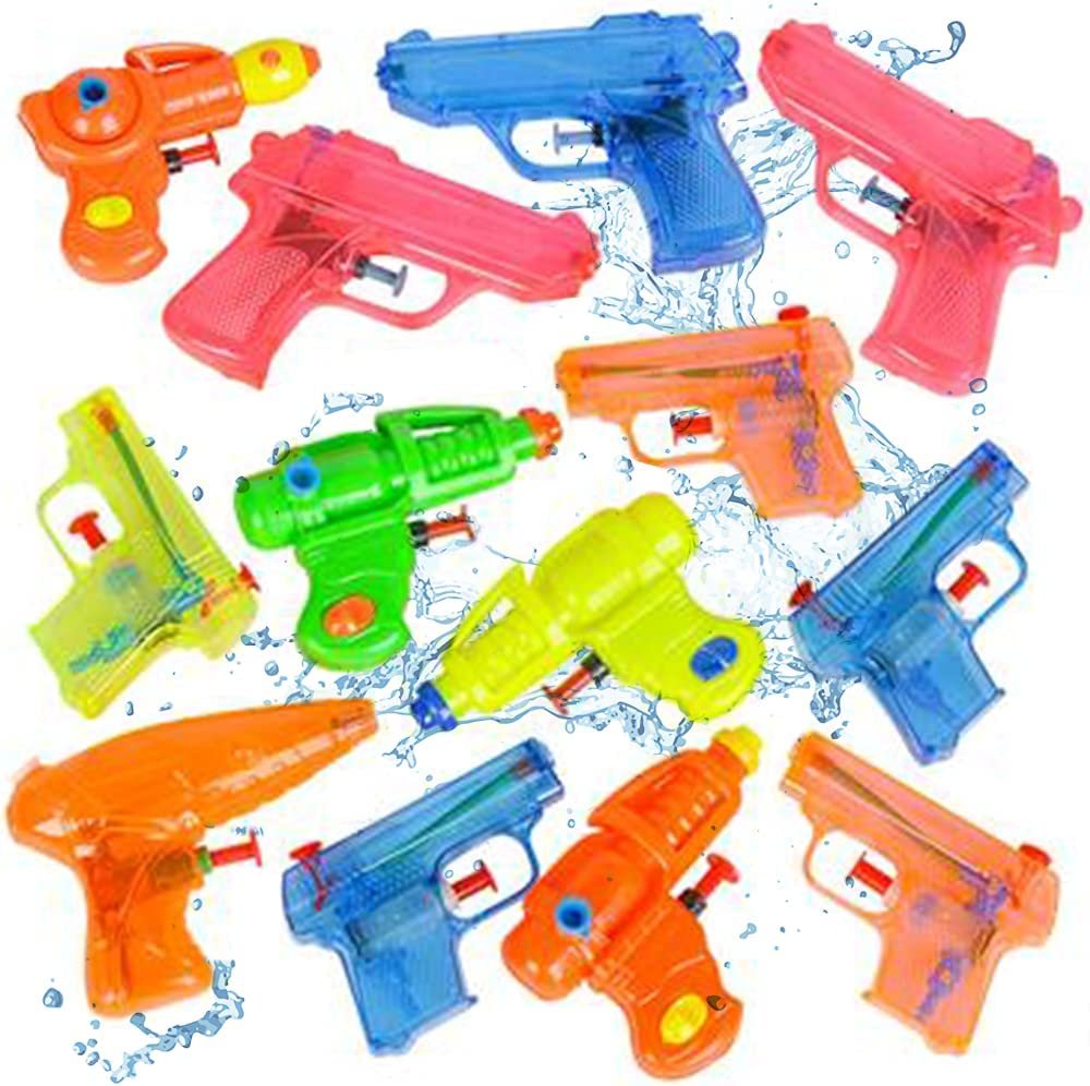ArtCreativity Water Squirter Assortment for Kids, Bulk Set of 25, Assorted Water Blaster Toys for Swimming Pool, Beach, and Outdoor Summer Fun, Cool Birthday Party Favors for Boys and Girls