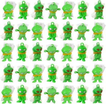 ArtCreativity Alien Paratroopers with Parachutes, Bulk Pack of 144, Vinyl Parachute Toys, Durable Plastic Guys Playset, Fun Parachute Party Favors, Goody Bag Stuffers, for Boys and Girls