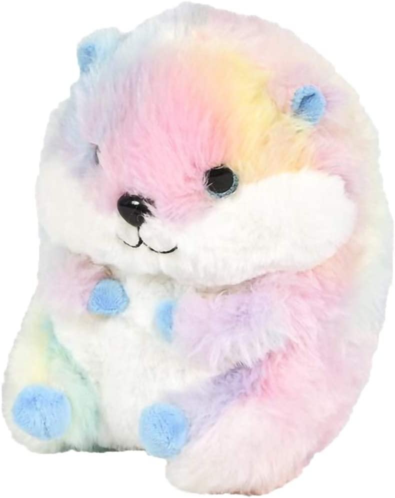 Belly Buddy Hamster, 7" Plush Stuffed Hamster, Super Soft and Cuddly Toy, Cute Nursery Décor, Best Gift for Baby Shower, Boys and Girls - Colors May Vary