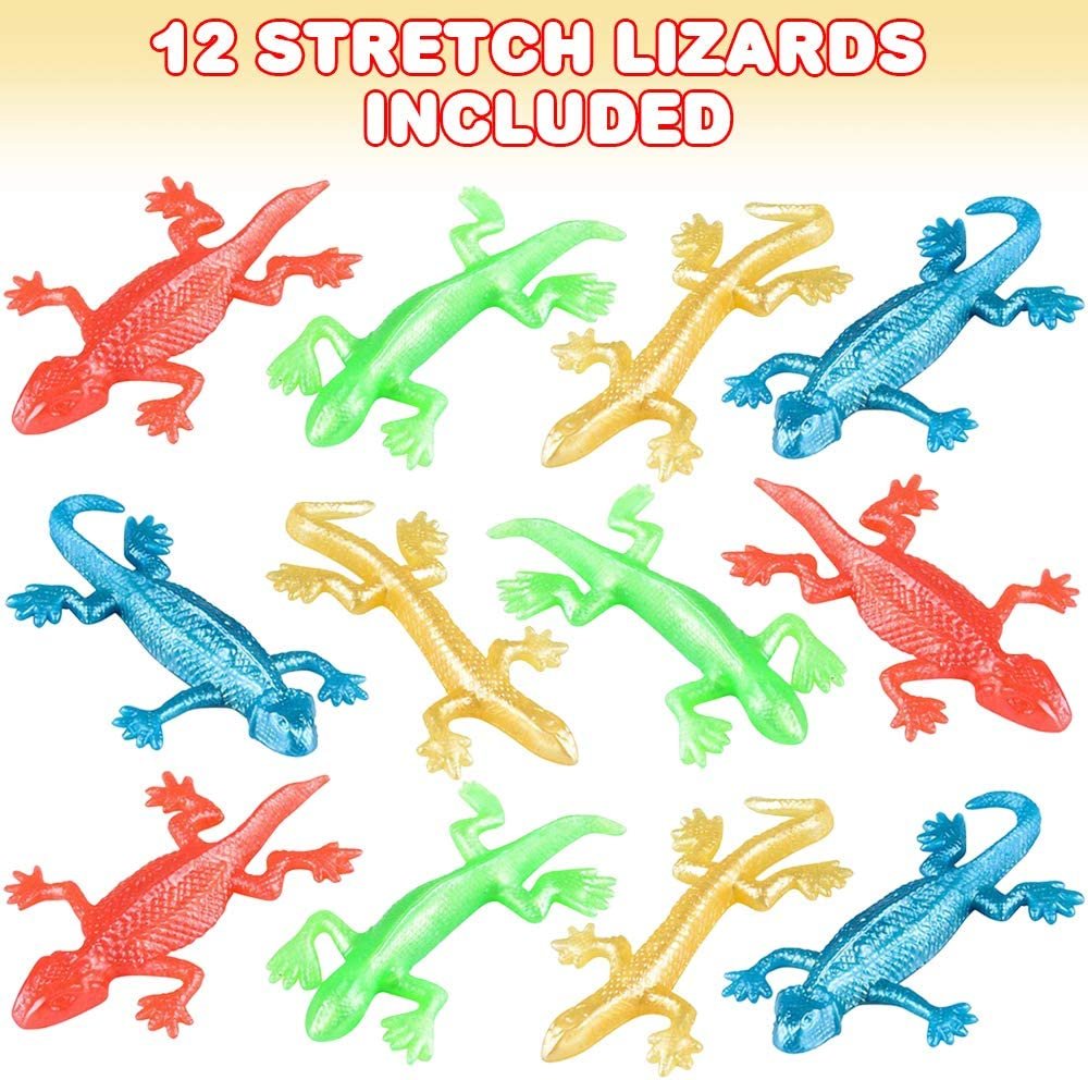 Colorful Sensory Fidget Animal Stretchy String - Set of 12