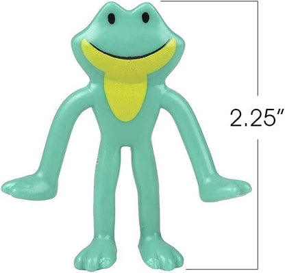 ArtCreativity Mini Bendable Frog Assortment, Set of 48 Flexible Figures in Assorted Colors, Birthday Party Favors for Boys & Girls, Stress Relief Fidget Toys, Goody Bag Fillers for Kids