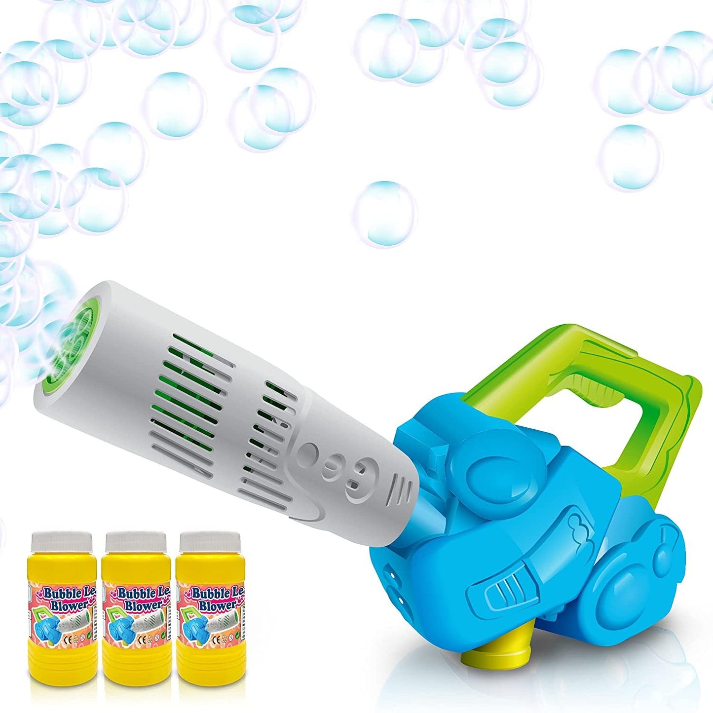 ArtCreativity Bubble Leaf Blower for Toddlers, Kids Bubble Blower Machine, Outside Outdoor Play Toys, Fun Bubbles Blowing Toys for Boys and Girls, for Kids Age 3 Year Old and Up
