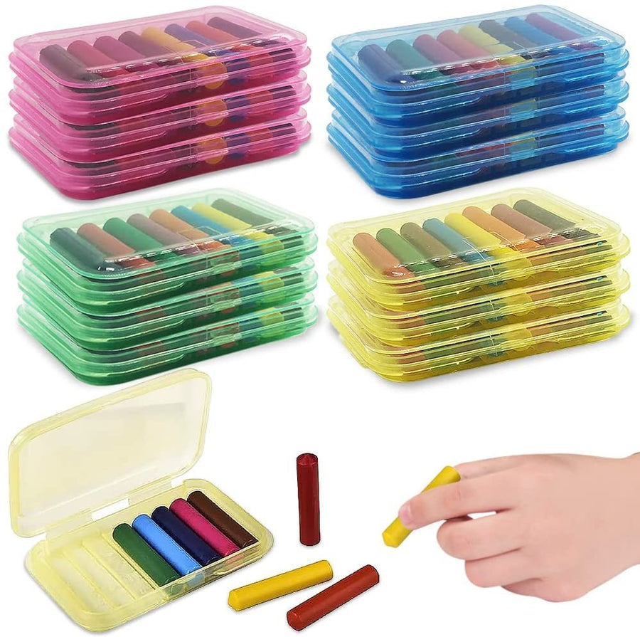 Mini Crayon Sets for Kids, 12 Pack, Contain 8 Mini Crayons in Each Set, Mini Crayon Packs for Arts and Crafts, Great as Crayon Party Favors, Goodie Bag Stuffers, and Teacher Awards