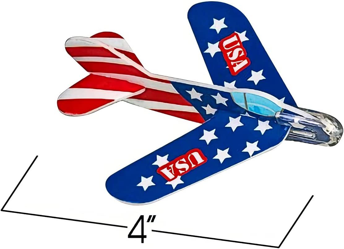 Foam Gliders for Kids - Bulk Set of 72 - Lightweight Planes with Various Designs - Individually Packed Flying Airplanes - Fun Birthday Party Favors, Goodie Bag Fillers, Boys and Girls