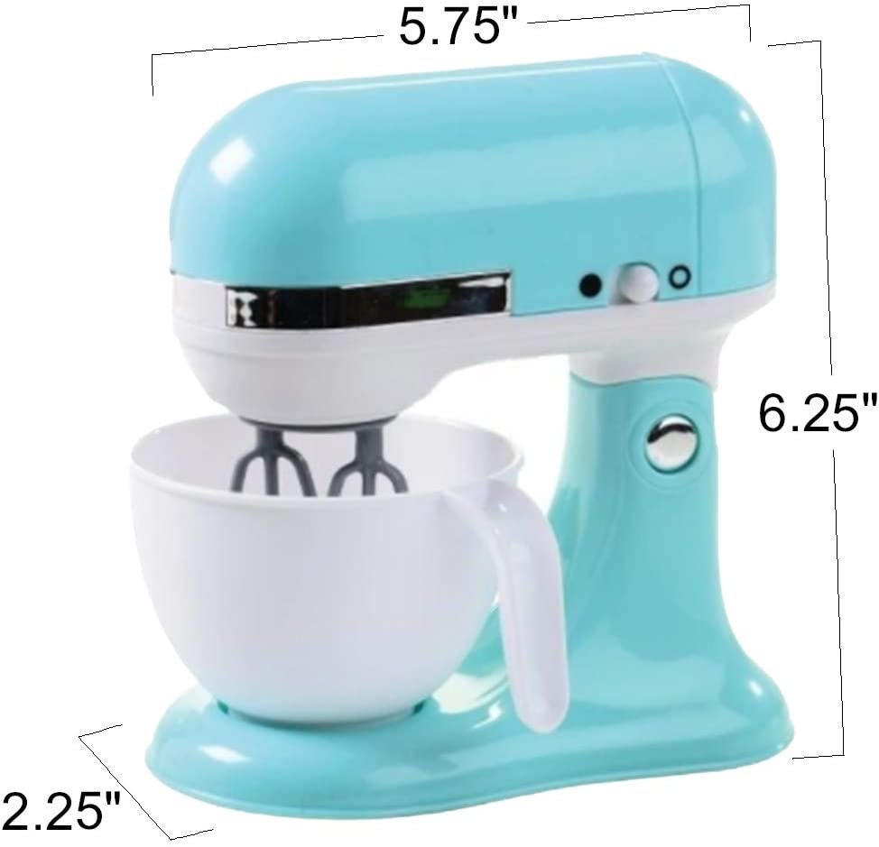 Hand Mixer Toys for Kids, Mixing Kitchen Toy with Removable Bowl and Spinning Paddles, Cooking Pretend Play Toys for Girls, Batteries Included, Great Birthday Gift