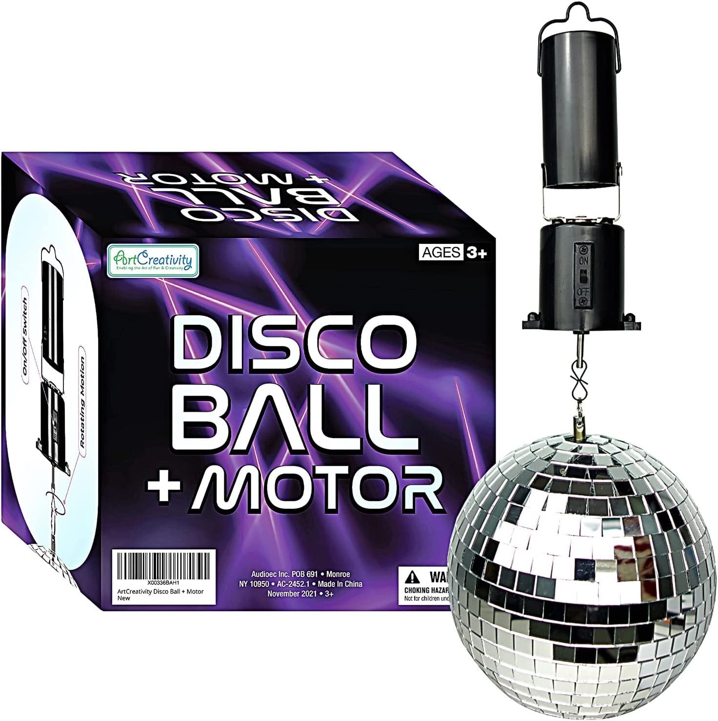 Battery on sale disco ball