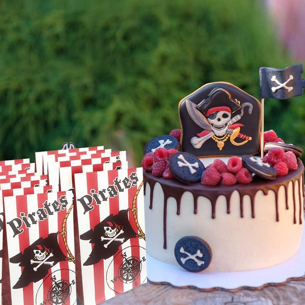 Pirate Cake Toppers 5ct | The Party Darling