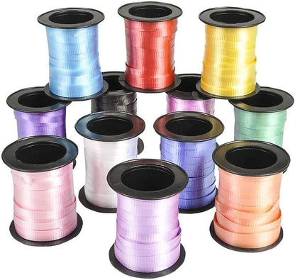 ArtCreativity Assorted Curling Ribbon Rolls, Pack of 12, Colorful Ribbons for Gift Wrapping, Hair Accessories, Centerpieces, Crafts, and Decorations, Each Roll with 60ft -12 Colors