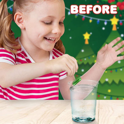 ArtCreativity Magic Growing Christmas Capsules, 2 Packs with 12 Expanding Capsules Each, Grow in Water, Cute Color Variety, Kids’ Christmas Party Favors, Contest Prize or Gift Idea