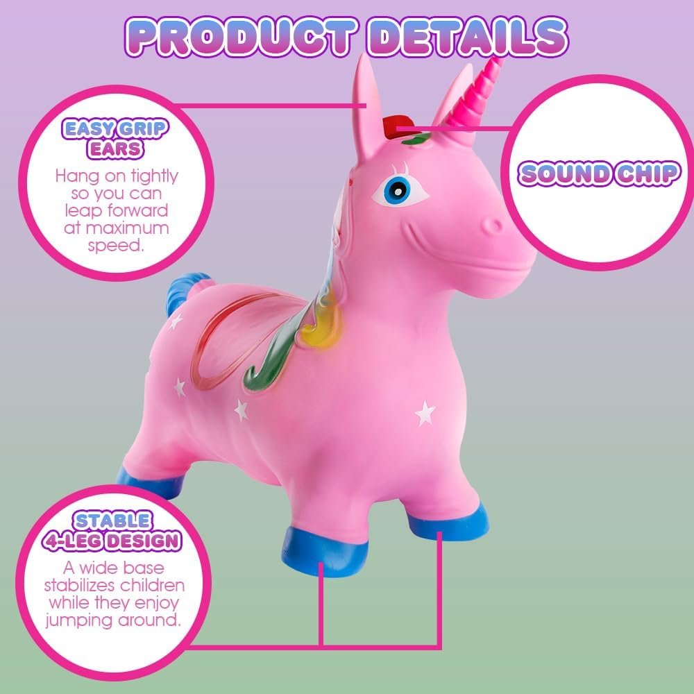 Bouncy sales rubber horse