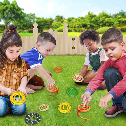 ArtCreativity Vinyl Snake Toys, Set of 12, Realistic-Looking Toy Snakes for Kids in Assorted Colors, Snake Prank Toys for Scary Gags, Unique Jungle Birthday Party Decorations, 36 Inches Long