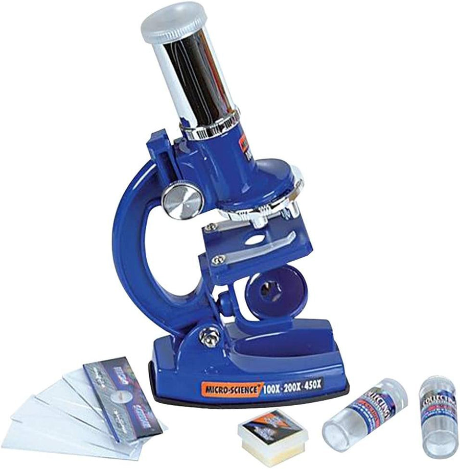 Microscope Set for Kids, Science Toys Kit with Functional Microscope, Vials, Slides, and More Accessories, Educational Toys for Kids’ Science Experiments, STEM Gifts for Boys and Girls