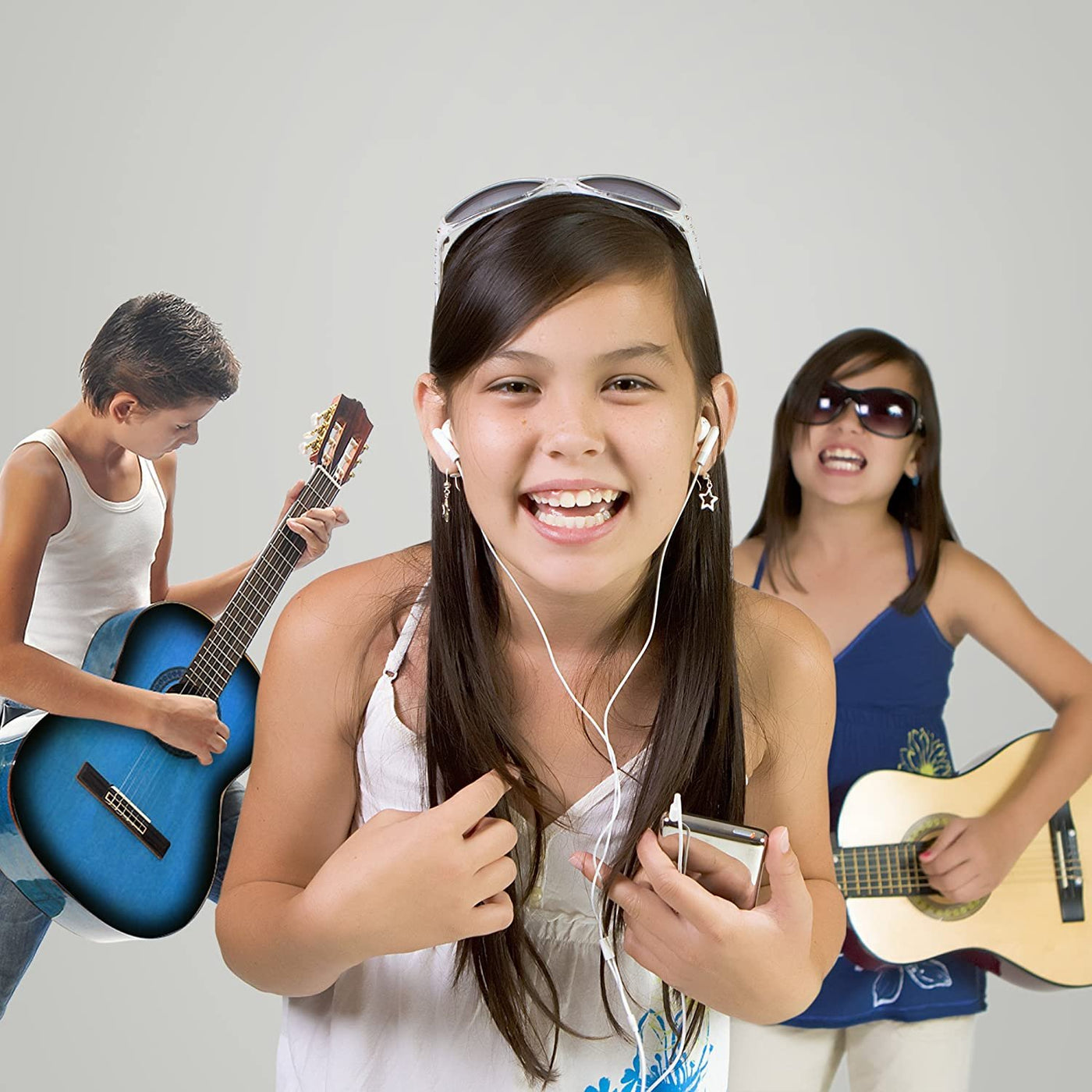 Huge 6-String Acoustic Guitar - 38"es Tall - Colors May Vary - Amazing Gift Idea for Boys and Girls 12+