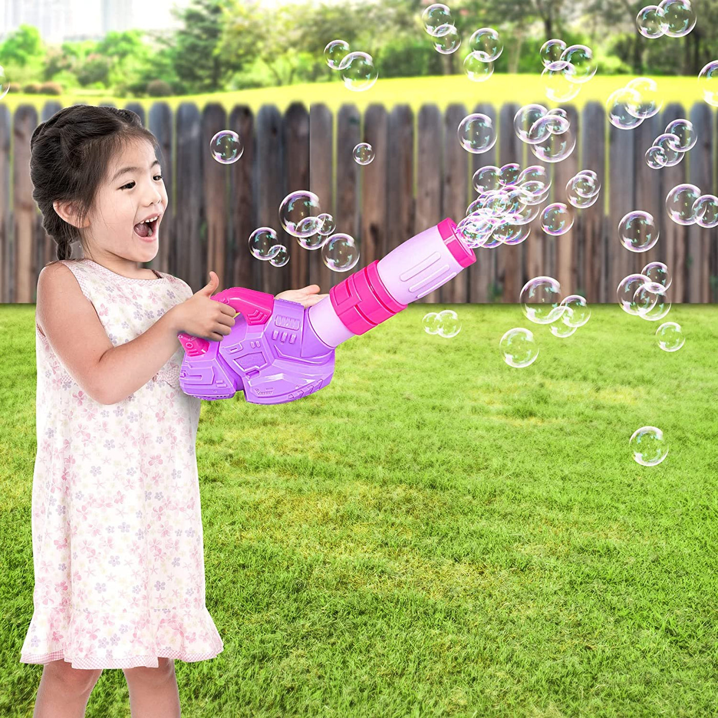 Bubble Leaf Blower, Outdoor Bubble Machine for Toddlers