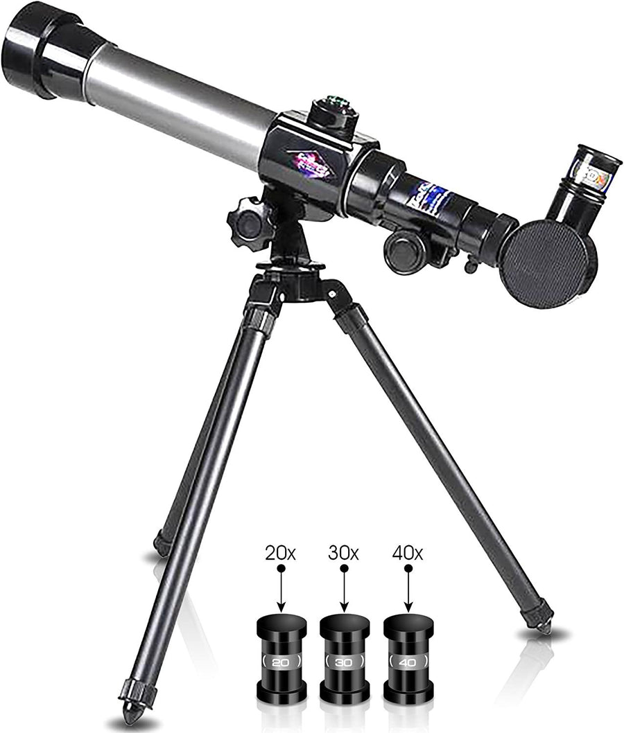 Telescope for Starters - 20x, 30x, 40x Eyepieces With Tripod Stand