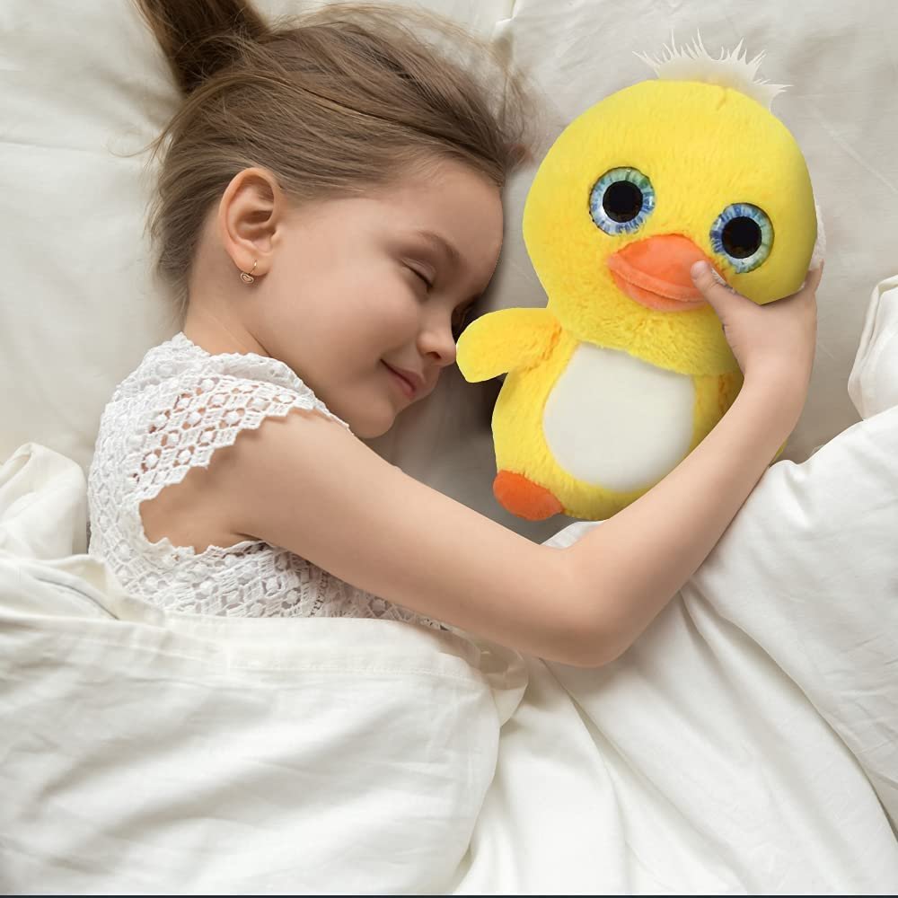 10" Plush Duck, Soft Stuffed Duck Toy for Kids, Home & Nursery Animal Decoration