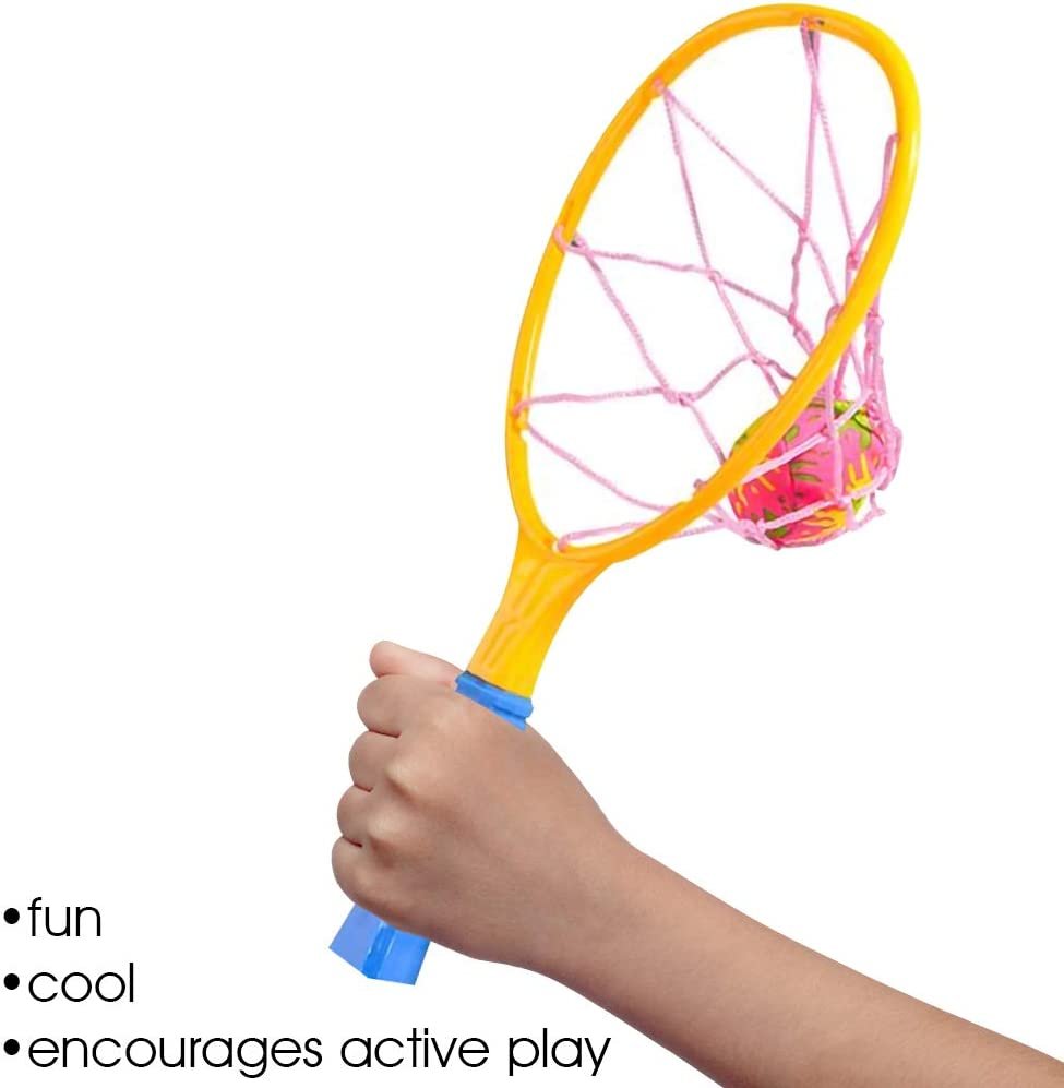 Net Catch Game, Set of 2, Each Set with 2 Nets and 1 Ball, Ball