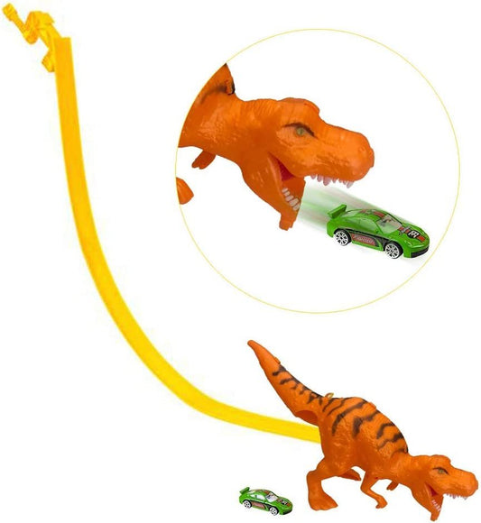 ArtCreativity Dinosaur Expedition Escape Set, Dinosaur Playset for Kids with Diecast Toy Car, Tracks, and Dino, Cool Dinosaur Toys for Boys and Girls, Best Christmas or Birthday Gift for Children