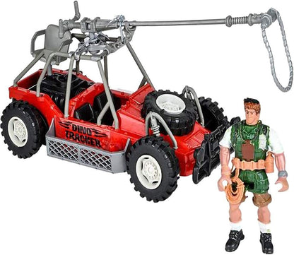 ArtCreativity Dino Dune Buggy Set, Cool Toy Car with Explorer Action Figure, Unique Dinosaur Toys for Boys and Girls, Pretend Play Kids’ Toys, Best Birthday and Holiday Dinosaur Gifts