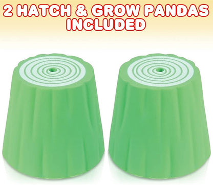 ArtCreativity Growing Panda Toys, Set of 2, Hatching Panda Toys for Boys and Girls, Birthday Party Favors for Kids, Science Educational Toys for Children, Fun Water Bathtub Toys