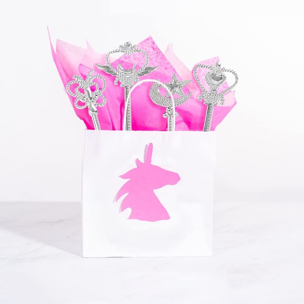 Princess Wand Ballpoint Pens, Set of 12, Pens for Kids with 4 Wand Designs and Blue Ink, Princess Party Favors for Kids, Back to School Gifts and Classroom Prizes for Boys and Girls