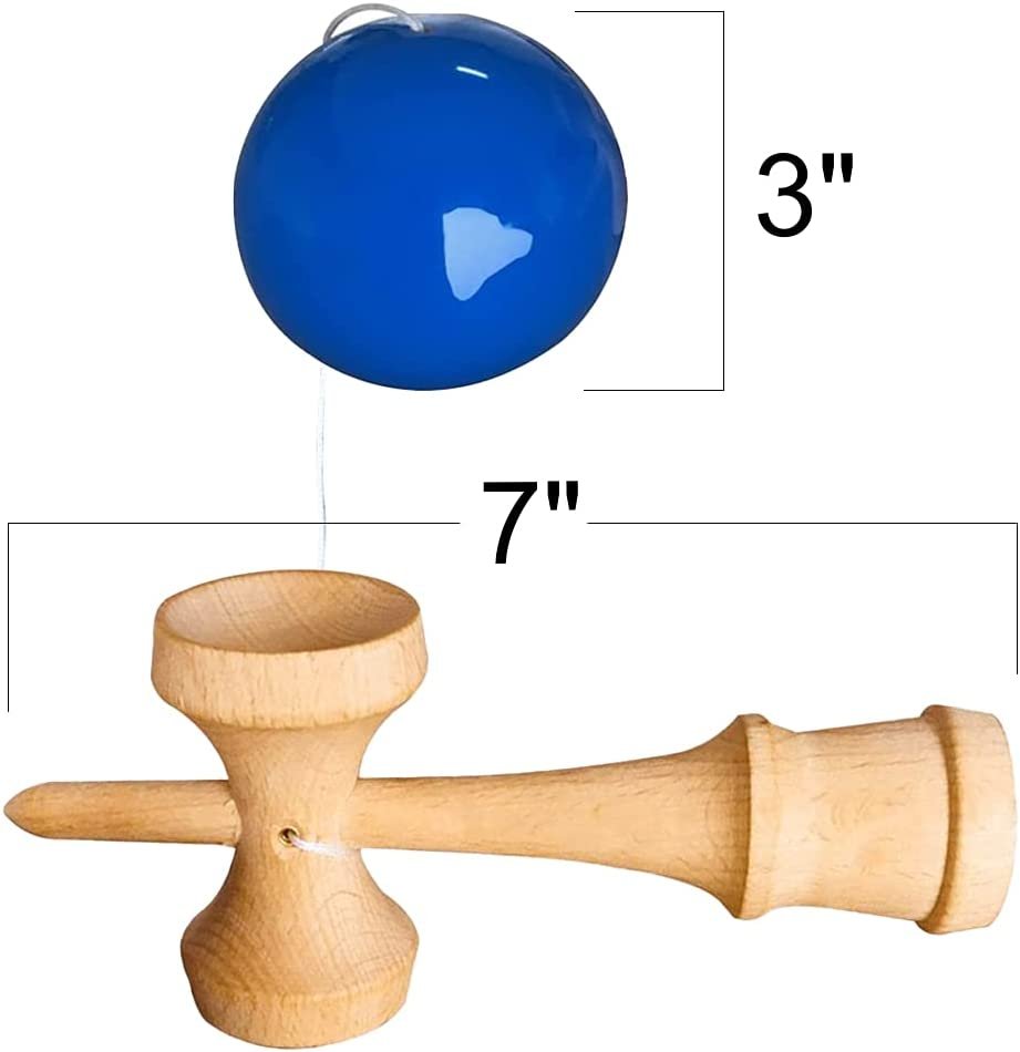 ArtCreativity Wooden Kendama for Kids, 1PC, Japanese Toss and Catch Game, Fun Yard Games for Kids and Adults, Outdoor Summer Toys, Beach Toys for Boys and Girls, Awesome Birthday Gift