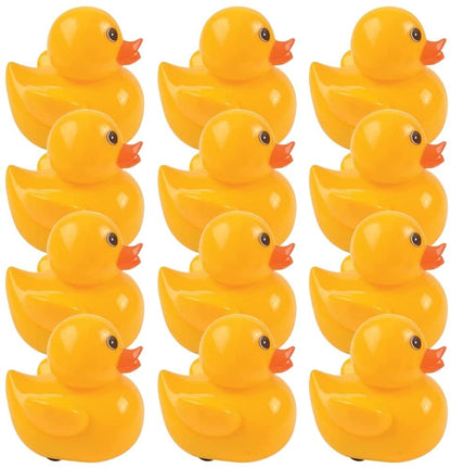ArtCreativity Pull Back Duck Toys for Kids, Set of 12, Yellow Duckie Toys with Wheels and a Pullback Mechanism, Great as Animal Birthday Party Favors, Goodie Bag Fillers, and Carnival Party Supplies