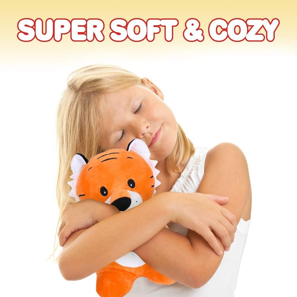 Softies Taiya The Tiger - 11.5" Plush Stuffed Animal - Super Soft and Cuddly Baby Toy - Cute Nursery Decor for Kids - Best Gift for Baby Shower, Boys, Girls
