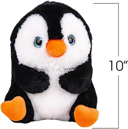 ArtCreativity Belly Buddy Penguin, 10 Inch Plush Stuffed Penguin, Super Soft and Cuddly Toy, Cute Nursery Décor, Best Gift for Baby Shower, Boys and Girls Ages 3+