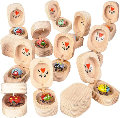 ArtCreativity 5 Assorted Insects Includes 12 Bug in The Box, For Kids Age 3+, I Love You Message on It, Assortment May Vary Ideal for Christmas Stocking Stuffer, Easter Egg Filler, Party Favors