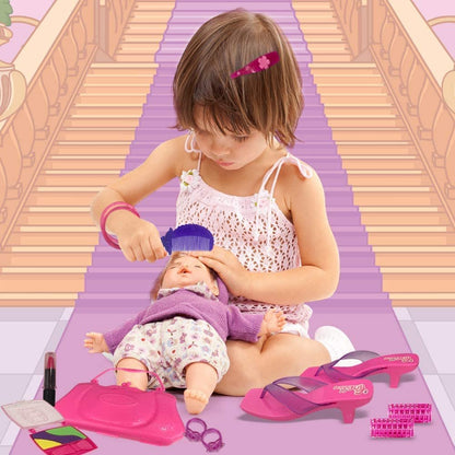 ArtCreativity 18pc Beauty Playset for Kids, Princess Pretend Play Set for Girls, Includes Princess Shoes, Toy Cell Phone, Rings, Hair Accessories and More, Role Play Princess Gifts for Girls