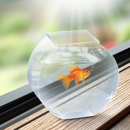 ArtCreativity Plastic Fish Bowl Set - 12 Pack - Cute Fishbowls for Carnival Ball Toss Games, Party Table Centerpieces - Unique Carnival Supplies, Birthday Party Decorations, Kids Activity