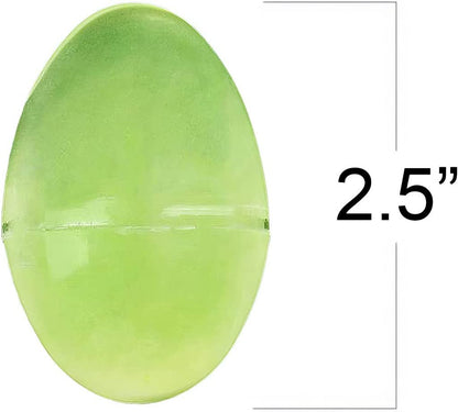 ArtCreativity Glow in The Dark Putty Eggs for Kids, Set of 12, Pre Filled Easter Eggs with Glowing Putty Inside, Stress Relief Toys for Kids, Easter Egg Hunt Toys and Easter Goodie Bag Stuffers
