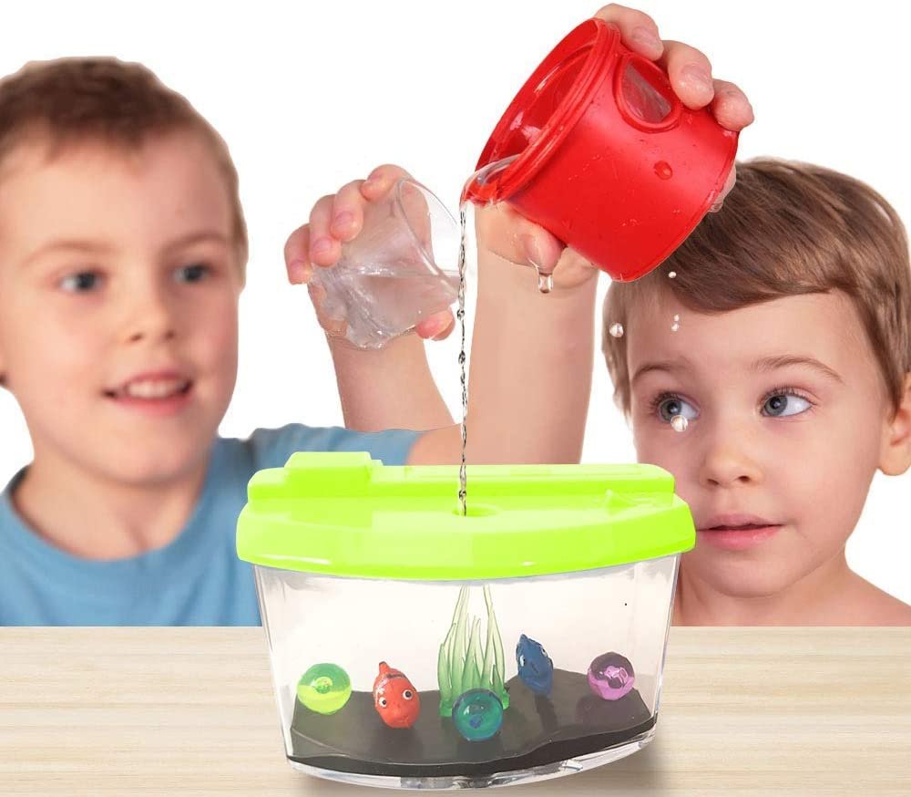 3 Growing Aquarium Toy for Kids - Set of 3 - Fish Grow 5X Bigger in W ·  Art Creativity