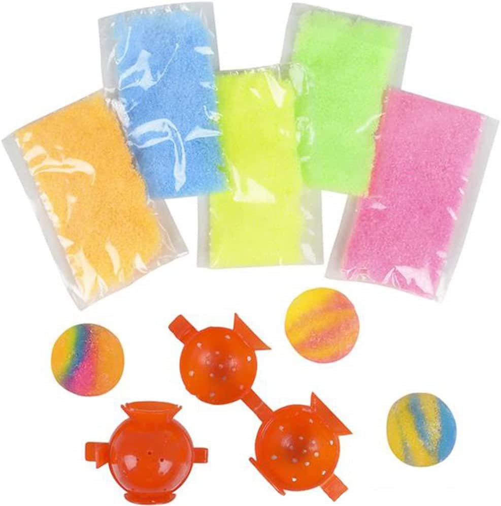 Make Your Own Bouncy Ball Kit, Set of 12 Individual Kits, DIY Arts & Crafts for Kids, Each One Makes 2 Bouncing Balls, Science Project for Boys and Girls, Educational Toys, Party Favors