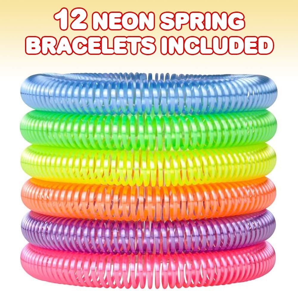 Plastic coil spring on sale bracelets