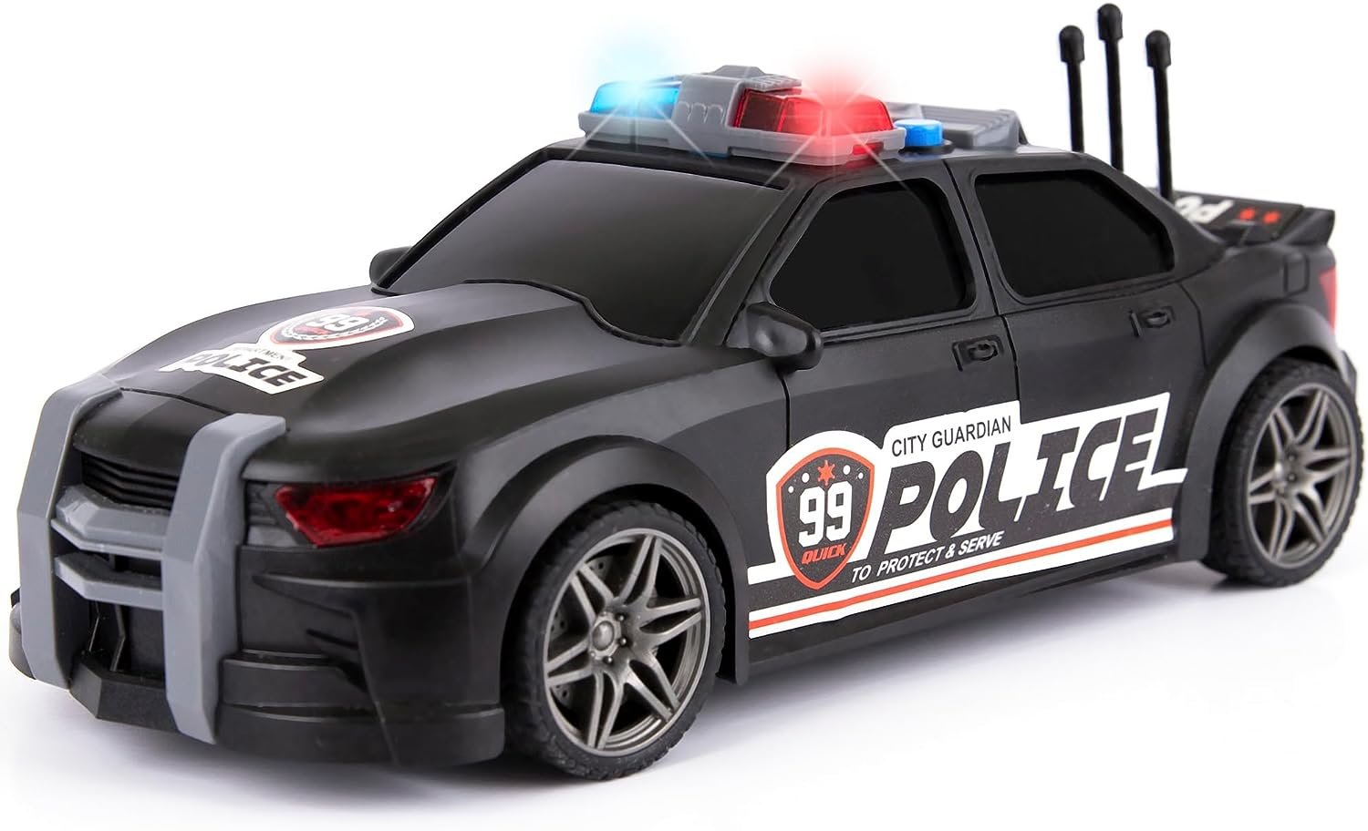 Police Car Toys for Boys 3 4 5 with Lights Siren Sounds Friction Po Art Creativity