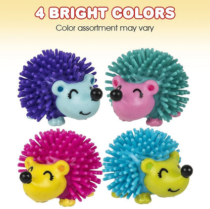 ArtCreativity Spiky Hedgehog Balls for Kids, Bulk Pack of 24, Soft Spiky Porcupine Sensory Balls in Various Vibrant Colors, Calming Sensory Fidget Toys for Autistic Children, Fun Birthday Party Favors