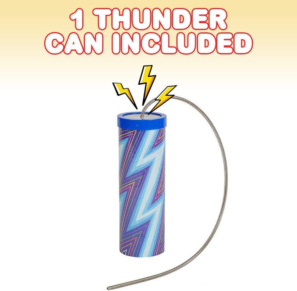 Thunder Can Tube, Noise Maker Toy for Kids, Noisemakers for Sports Events and Parties, Best Birthday Gift and Classroom Teacher Reward, Shake to Produce Cool Thunder Sounds