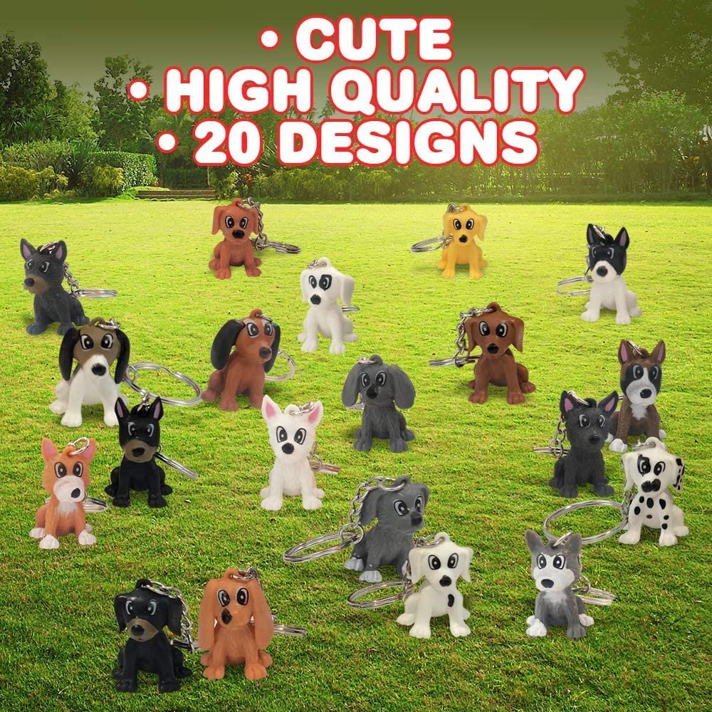 iMagitek 24 Pcs Cute Puppy Dog Keychains for Pet Dog Themed Party Favors,  Birthday Party Bag Fillers…See more iMagitek 24 Pcs Cute Puppy Dog  Keychains