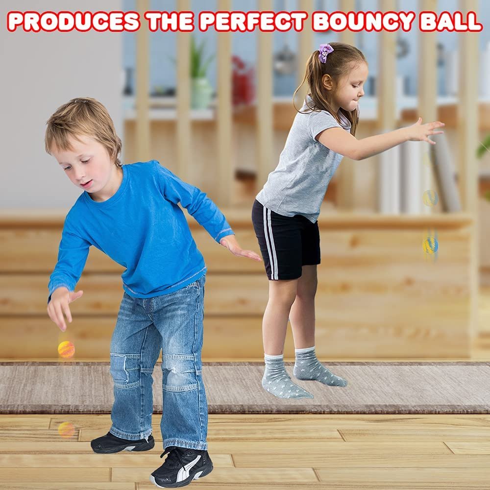 Make Your Own Bouncy Ball Kit, Set of 12 Individual Kits, DIY Arts & Crafts for Kids, Each One Makes 2 Bouncing Balls, Science Project for Boys and Girls, Educational Toys, Party Favors