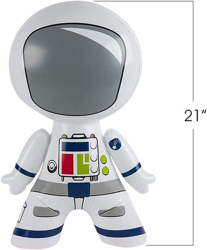 ArtCreativity 21 Inch Astronaut Inflates, Set of 2, Inflatable Astronaut Toys with Hanging Tag, Decorations for Outer Space Themed Parties, Swimming Pool Toys for Kids, Fun Pretend Play Accessories