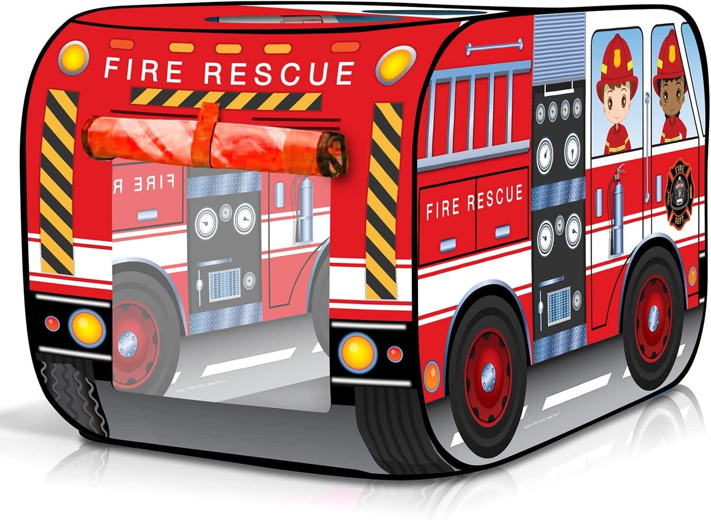 pop up fire engine tent Fire Truck Tent with Carry Bag, Pop Up Indoor Tent Indoor Playhouse fo · Art Creativity