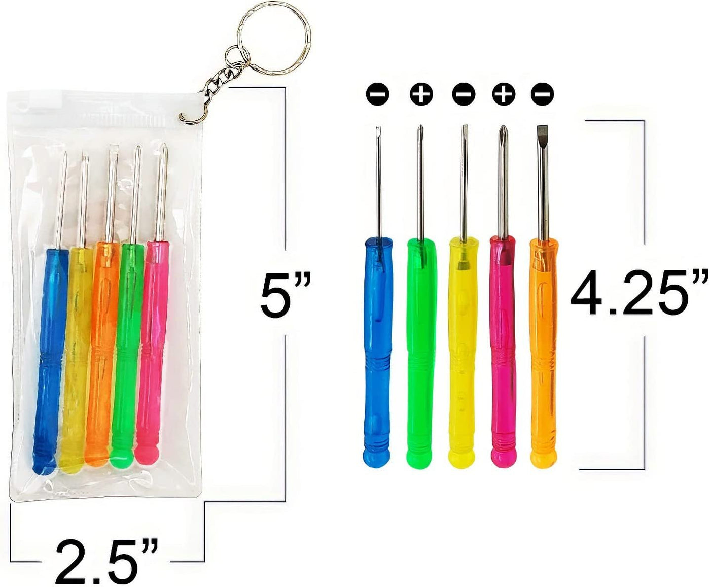 1.5 Tape Measure Keychains for Kids, Set of 12, Functional Mini Tape  Measures with Stable Slide Lock, Birthday Party Favors, Goody Bag Fillers,  Prize