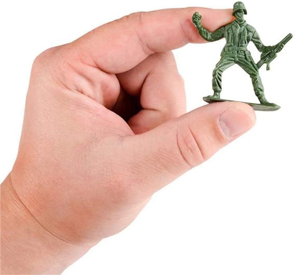 Little Green Army Men Toy Soldiers, Bulk Pack of 144 Military Toys Figurines, Plastic Army Guys Playset, Action Figures in Assorted Poses, Fun Gift and Party Favors for Boys and Girls