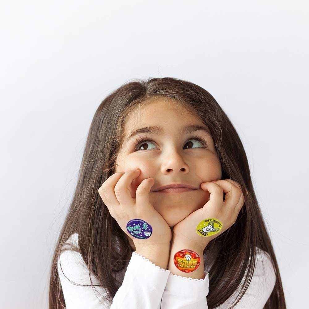 ArtCreativity Dental Sticker Rolls Assortment - Set Includes 500 Dental Themed Stickers - Dental Reward, Goodie Bag Fillers, Party Favors - Fun Craft Tool for Children Ages 3+