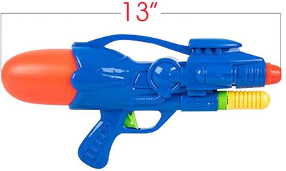 ArtCreativity Pump Action Water Blasters for Kids, Set of 2, 13 Inch Water Squirter Toys for Swimming Pool, Beach, and Outdoor Summer Fun, Cool Birthday Party Favors for Boys and Girls