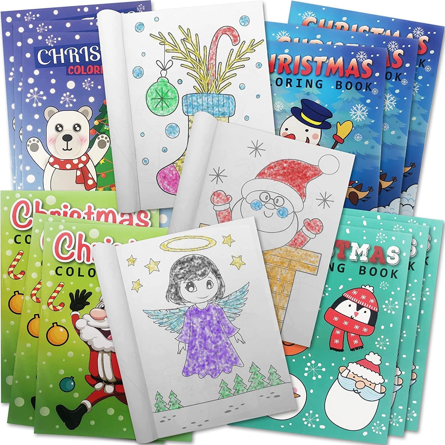 Christmas Coloring Books for Kids Bulk, Pack of 20, 5” x 7” Christmas · Art  Creativity