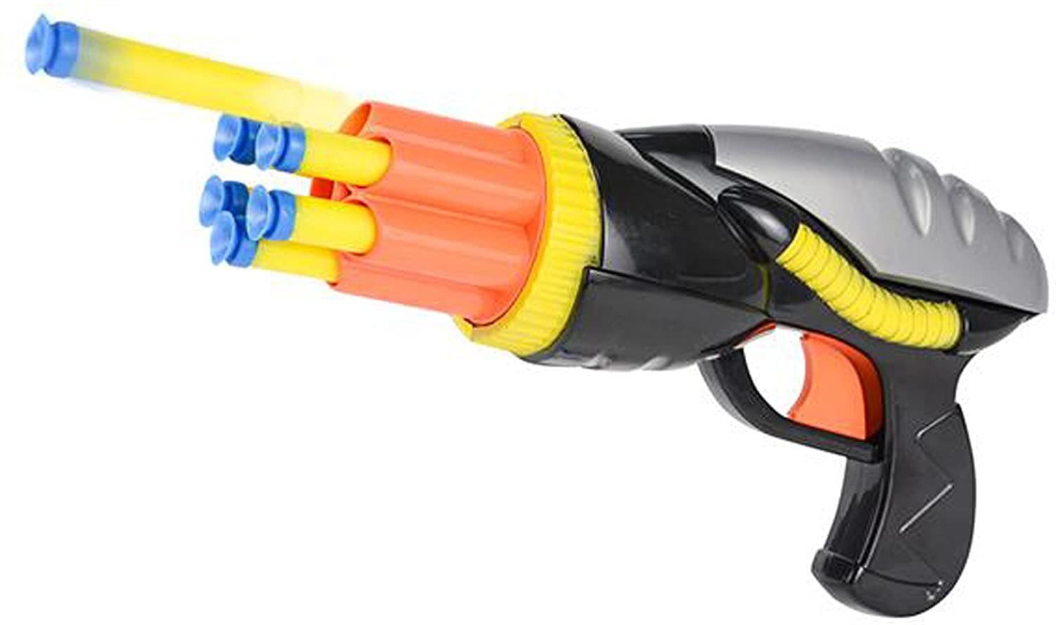 ArtCreativity 10 Inch Missile Launcher Toy Gun for Kids with 6 Suction Cup Darts, Futuristic Space Blaster Air Dart Pistol, Sturdy Plastic Design - Great Gift Idea for Boys and Girls