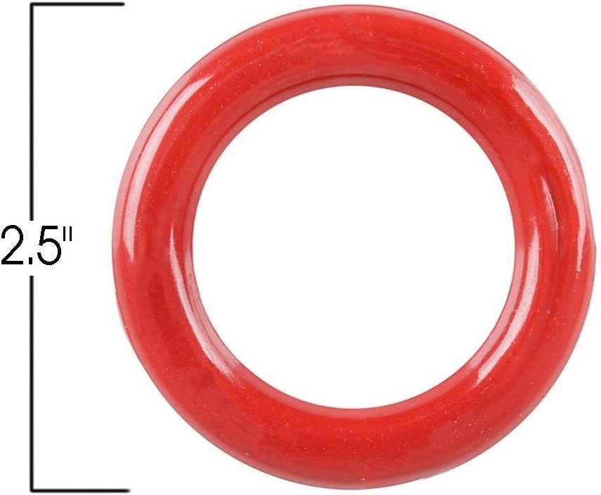 Plastic Carnival Rings - Pack of 24-2.5" Rings for Ring Toss - Fun Target Toys - Cool Homemade School and Carnival Party Favors